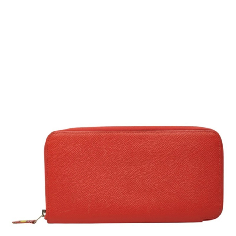 Hermes Azap Long Silk In Round Zipper Wallet, Pink (Rose Jaipur), Veau Epsom ...